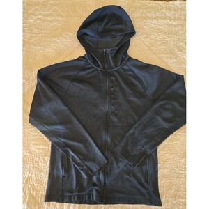 The North Face Blue Medium Full Zip Up Jacket Hoodie Hood Men's M Lightweight